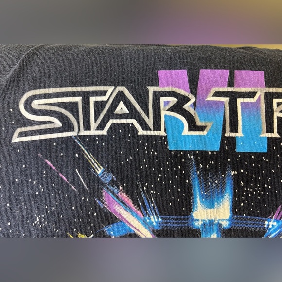 Star Trek 1991 Vintage The Undiscovered Country T-Shirt Single Stitch Size Large - Picture 6 of 11